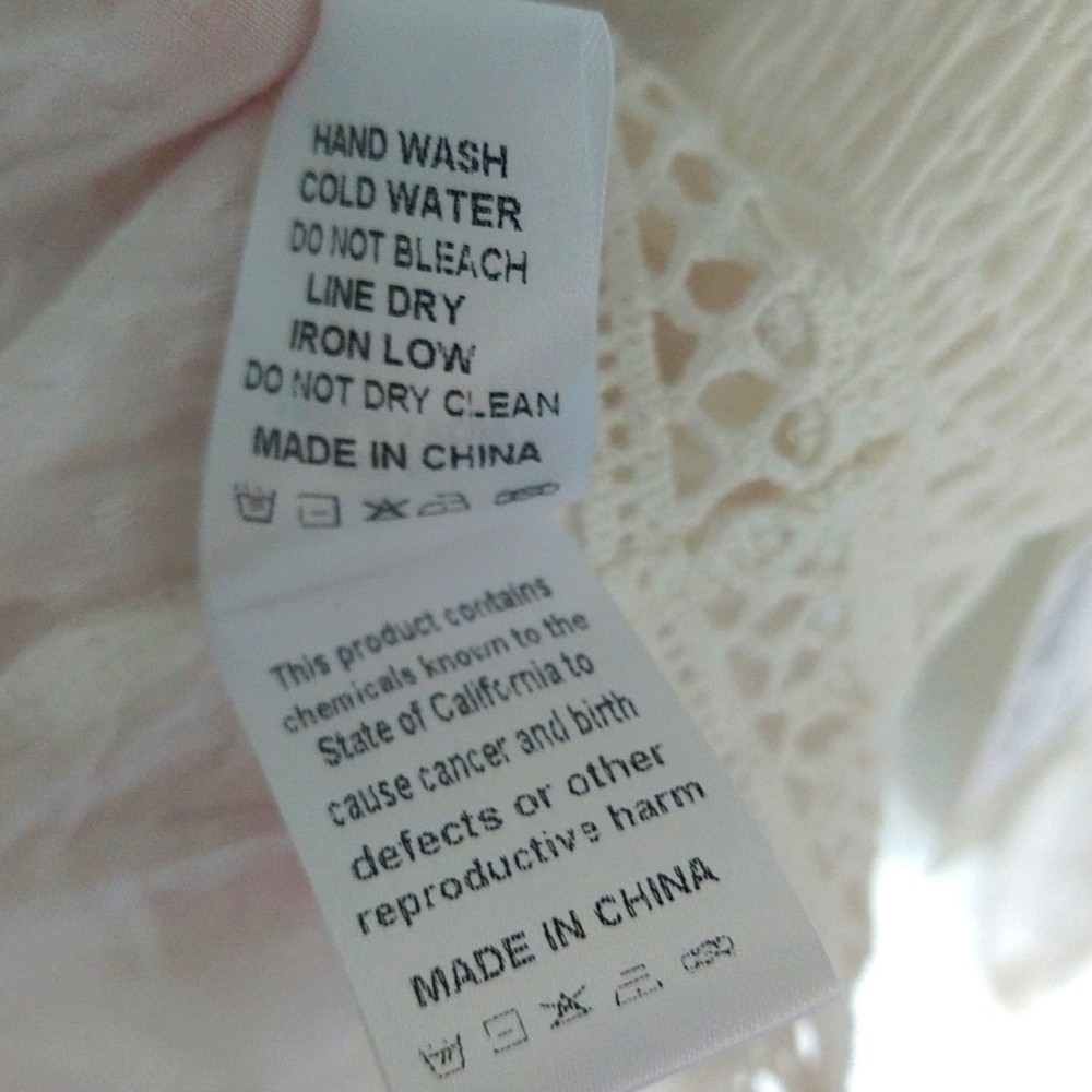 NWT Lizard Thicket Big Waterblue Sky Ivory Delicate Smocked Billow Sleeve Top - Picture 15 of 16